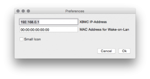 prefs status bar XBMC